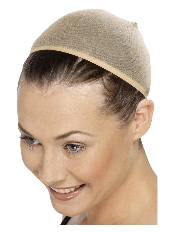Smiffys Wig Cap, Nude 3 Smiffys Wig Cap, Nude