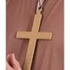 Smiffys PVC Monks Cross, Gold -Wigs Shop 20176