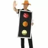 Smiffys Traffic Light Costume, Black -Wigs Shop 20366