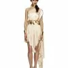 Smiffys Fever Goddess Costume, Cream -Wigs Shop 20561