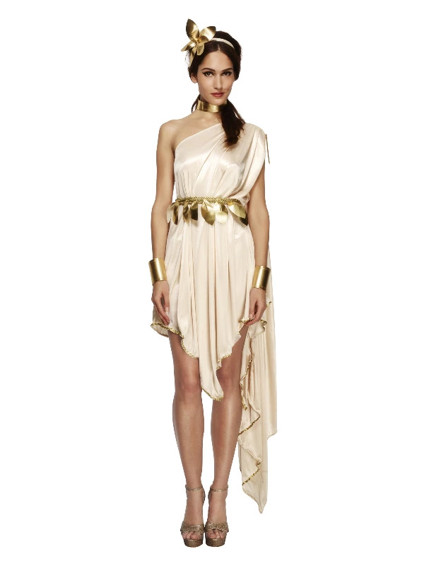 Smiffys Fever Goddess Costume, Cream 3 Smiffys Fever Goddess Costume, Cream