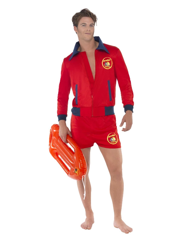 Smiffys Baywatch Lifeguard Costume, Red 3 Smiffys Baywatch Lifeguard Costume, Red