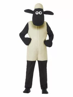 Smiffys Shaun The Sheep Kids Costume, White