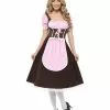 Smiffys Tavern Girl Costume, Brown -Wigs Shop 20610