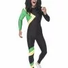 Smiffys Jamaican Hero Costume, Black -Wigs Shop 21389