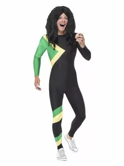 Smiffys Jamaican Hero Costume, Black