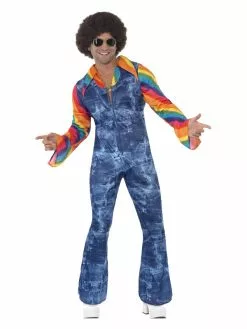 Smiffys Groovier Dancer Costume, Blue