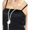 Smiffys Pearl Necklace, White 2 Smiffys Pearl Necklace, White -Wigs Shop 22515