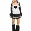 Smiffys Fever Panda Costume, Tutu Dress, Black & White 2 Smiffys Fever Panda Costume, Tutu Dress, Black & White -Wigs Shop 22797
