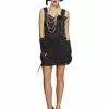 Smiffys Fever Flapper Foxy Costume, Black -Wigs Shop 22824