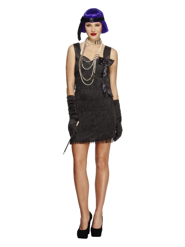 Smiffys Fever Flapper Foxy Costume, Black 3 Smiffys Fever Flapper Foxy Costume, Black