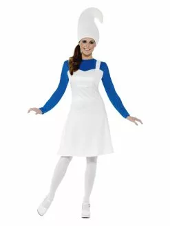 Smiffys Garden Gnome Costume, Female, White