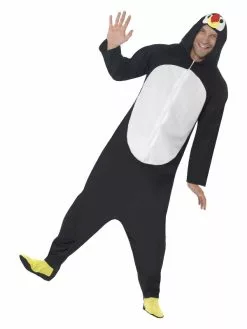 Smiffys Penguin Costume, Black