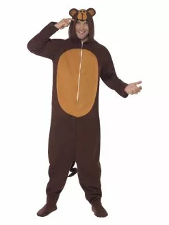 Smiffys Monkey Costume, Brown