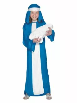 Smiffys Mary Child Costume, Blue