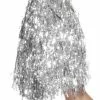Smiffys Pom Poms Metallic, Silver 2 Smiffys Pom Poms Metallic, Silver -Wigs Shop 24175