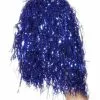 Smiffys Pom Poms Metallic, Blue -Wigs Shop 24176