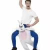 Smiffys Piggyback Rabbit Costume, White -Wigs Shop 24653