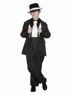 Smiffys Zoot Suit Costume, Black