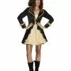 Smiffys Fever Swashbuckler Costume, Black -Wigs Shop 27072