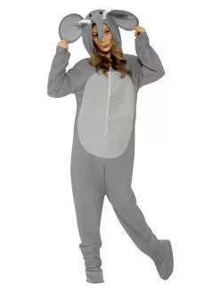 Smiffys Elephant Costume, Grey