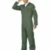 Smiffys Aviator Costume, Green -Wigs Shop 28623