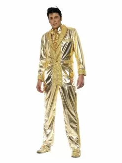 Smiffys Elvis Costume, Gold