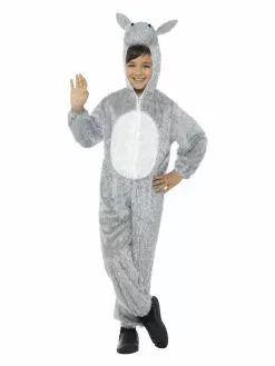 Smiffys Donkey Costume, Grey