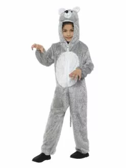 Smiffys Mouse Costume, Grey,