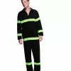 Smiffys Fever Fireman Costume, Black 1 Smiffys Fever Fireman Costume, Black -Wigs Shop 31693