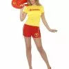 Smiffys Baywatch Beach Costume, Yellow -Wigs Shop 32831