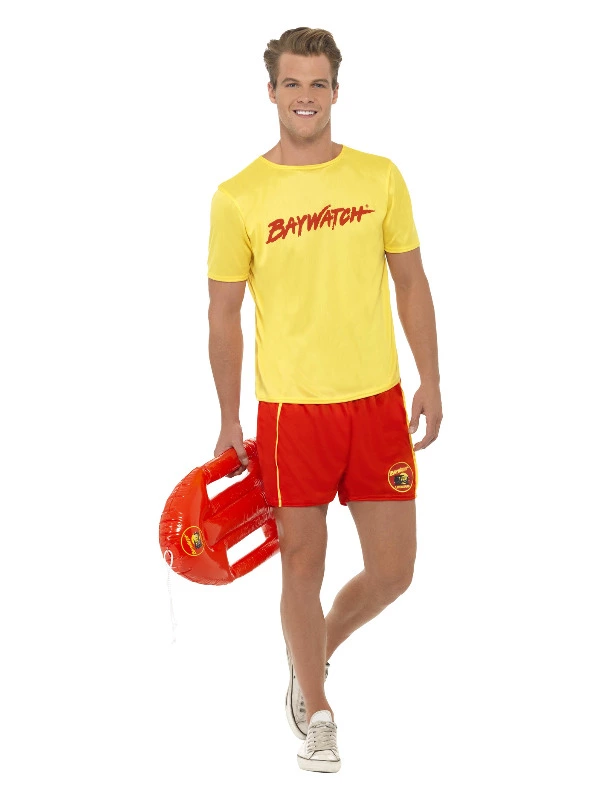 Smiffys Baywatch Men’s Beach Costume, Yellow 3 Smiffys Baywatch Men’s Beach Costume, Yellow