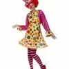 Smiffys Clown Lady Costume, Multi-Coloured -Wigs Shop 32882