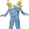 Smiffys Bananas In Pyjamas Costume, Blue -Wigs Shop 33131