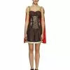 Smiffys Fever Gladiator Costume, Brown -Wigs Shop 33258