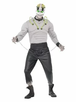 Smiffys Lab Creature Costume, Grey