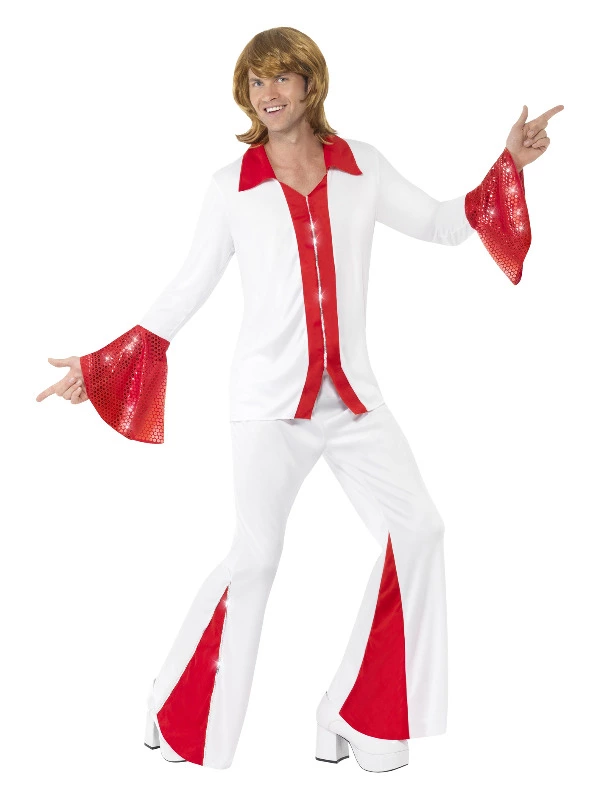 Smiffys Super Trooper Male Costume, White & Red 3 Smiffys Super Trooper Male Costume, White & Red