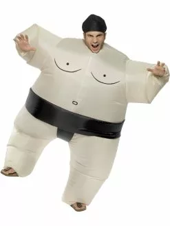Smiffys Sumo Wrestler Costume, White