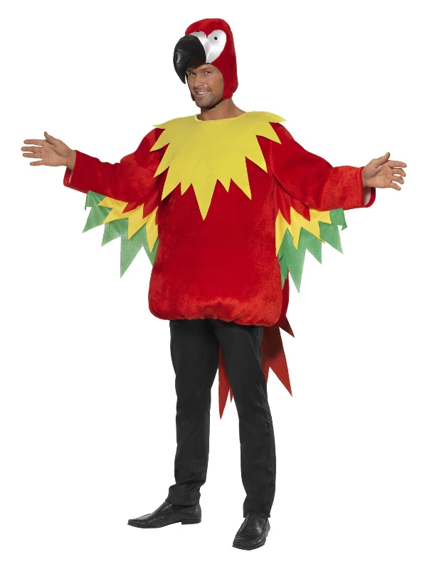 Smiffys Parrot Costume, Red 3 Smiffys Parrot Costume, Red