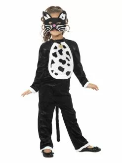 Smiffys Cat Costume, Black