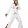 Smiffys Elvis Costume, White 2 Smiffys Elvis Costume, White -Wigs Shop 36104
