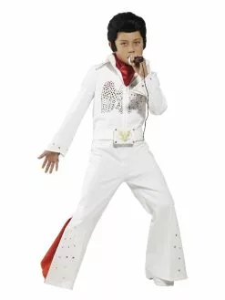 Smiffys Elvis Costume, White