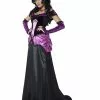 Smiffys Countess Nocturna Costume, Black -Wigs Shop 36118