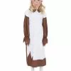 Smiffys Poor Victorian Costume, Brown & White -Wigs Shop 38637