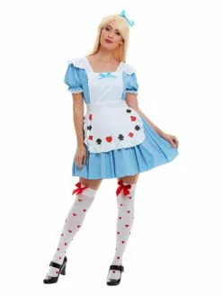 Smiffys Deck Of Cards Girl Costume, Blue