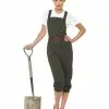 Smiffys WW2 Land Girl Costume, Green -Wigs Shop 39491