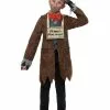 Smiffys David Walliams Deluxe Mr Stink Costume, Brown -Wigs Shop 40204