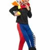 Smiffys Piggyback Kidnap Clown Costume, Multi-Coloured -Wigs Shop 40330