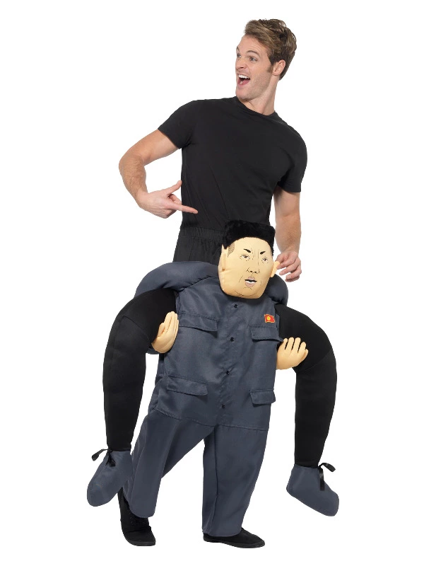 Smiffys Piggyback Dictator Costume, Grey 3 Smiffys Piggyback Dictator Costume, Grey