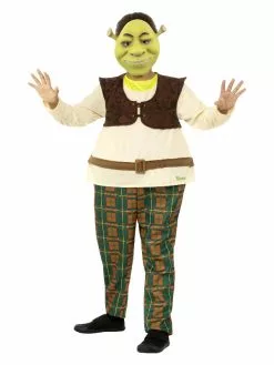 Smiffys Shrek Kids Deluxe Costume, Green